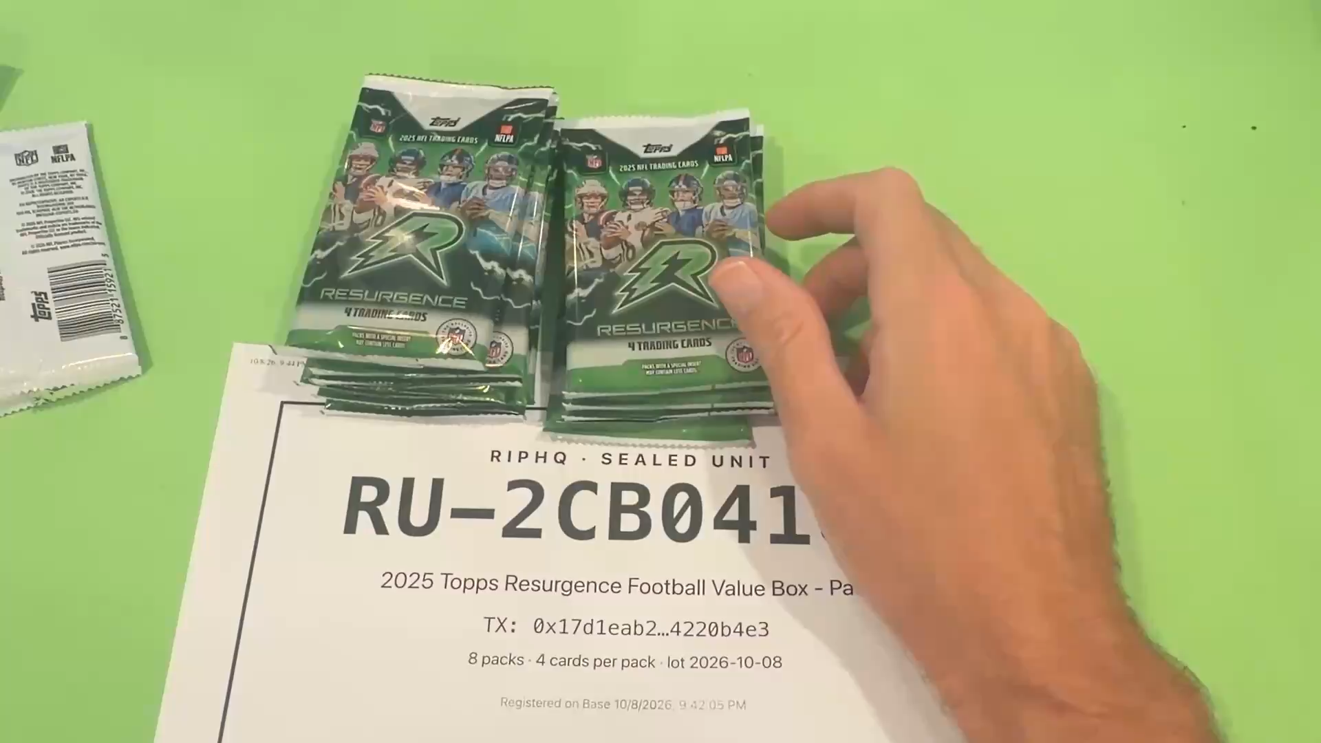 Glitter fingerprint for RU-2CB04180-PACK-4