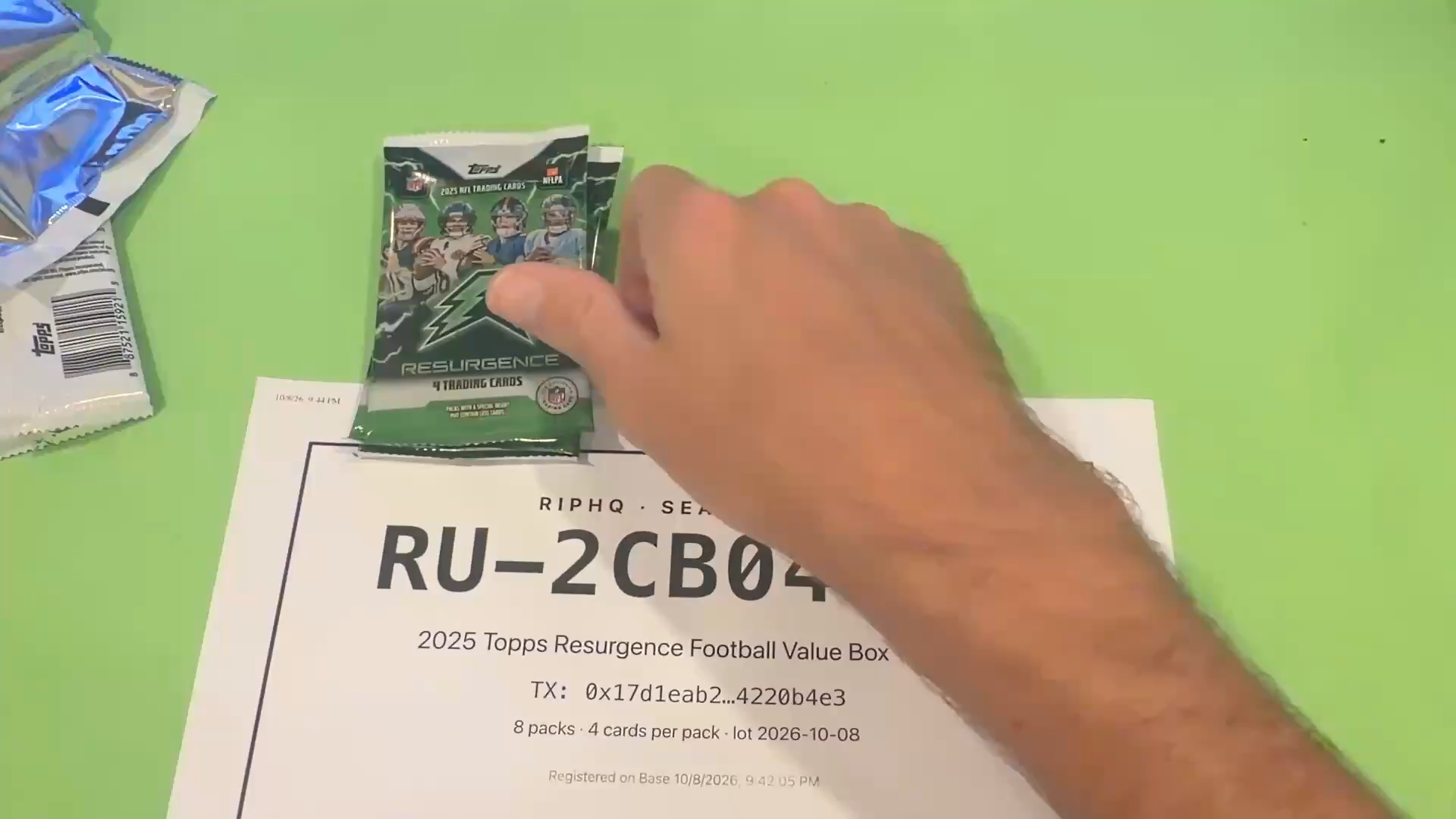 Glitter fingerprint for RU-2CB04180-PACK-14